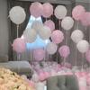 Wedding Pink Bow Balloon Proposal Ceremony 12 Inch Floating Balloon Birthday Party Scene Arrangement Photography Props
