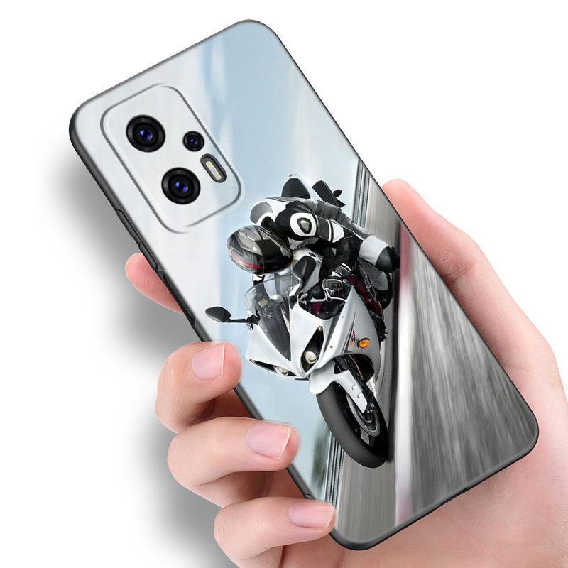 Чехол для телефона Moto Cross Motorcycle Sports для Xiaomi POCO F2 F3 M2 M3 M4 X3 X4 Pro NFC F4 GT 5G F1 X2 C3 C31 C40 M5S черный чехол