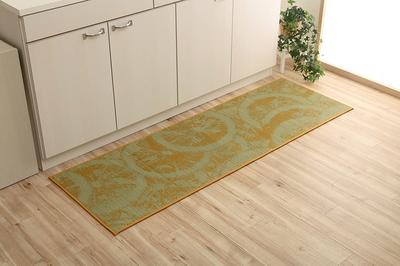IKEHIKO Игуса Кухня Натуральный Десерт Сделано в Лимон 60 x 120 см Коврик, Материалы, Дизайн, Япония, Устойчивый к пятнам, Уретан, Повседневный, Фрукты, Дизайн,