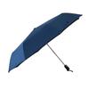 Komiya Shoten 65cm Automatic Large Folding Umbrella for Durable Super Teflon Safety Solid Color Open/Close Men, One-Touch Operation, Fiberglass,