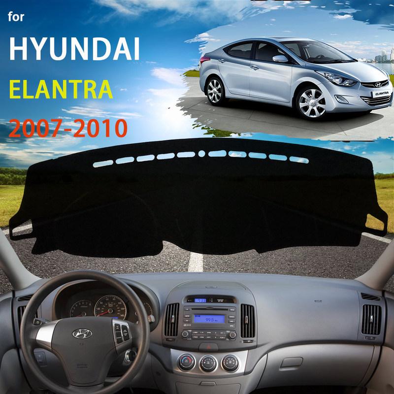 Защитный коврик на панель приборов для Hyundai Elantra Avante I30 HD 2007 2008 2009 2010 Автоаксессуары Коврик-солнцезащита на приборную панель