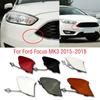 For Ford Focus 3 MK3 2015 2016 2017 2018 Car Front Bumper Tow Hook Cover Cap Trailer Hauling Eye Cover