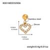 Ожерелье-подвеска Qiong Yao 5A Цирконий DIY с множеством аксессуаров - Нержавеющая сталь, Изысканный европейский и американский стиль
