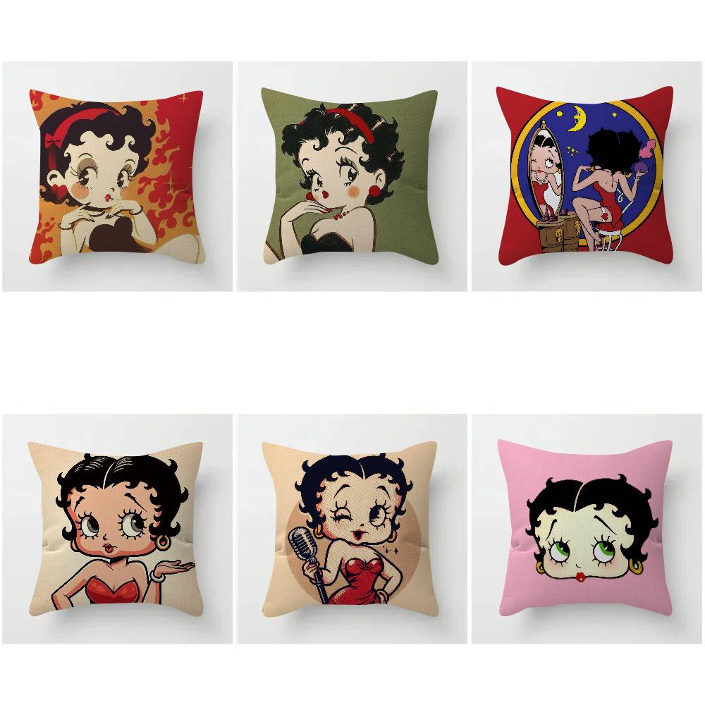 Pillow Anime Pillow Sofa Bed Head Pillow Cover Cushion Cover Fashion ANIME cute BBetty Boop