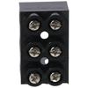 Terminal Post 500V Terminal Block Dual Row 3 Positions Screw Electric Barrier Strip Black 60A Electrical Engineering