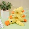Мультяшная плюшевая игрушка для сна, милая мягкая игрушка в виде утки, прочная, устойчивая к укусам, пищащая, чистящая зубы для домашних животных, жевательная игрушка, товары для животных
