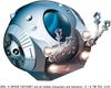 Platts Mobius Model A Space Odyssey Space Pod Scale Пластиковая модель 2001 1/8 MOE2001-4 (Космический корабль)