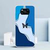 Blue Butterfly Beautiful Wing Phone Case For Xiaomi Poco F7 Ultra X5 X6 X7 Pro M7 Redmi 15C 15 13C 13 12C 12 10C 10 10A 9 9C 9A