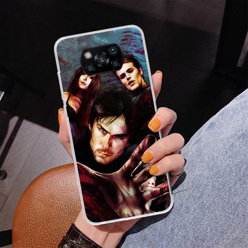 The Vampire Diaries Salvatore Phone Case For Xiaomi Poco X7 X6 X5 Pro F7 Ultra Redmi 15C 15 13C 13 12C 12 10 10A 10C 9 9A 9C 9T