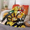 Anime One Punch Man Throw Flannel Throw Blanket: Soft Kid-Friendly Warm Anti-Static All Season Washable Couch Bed Home