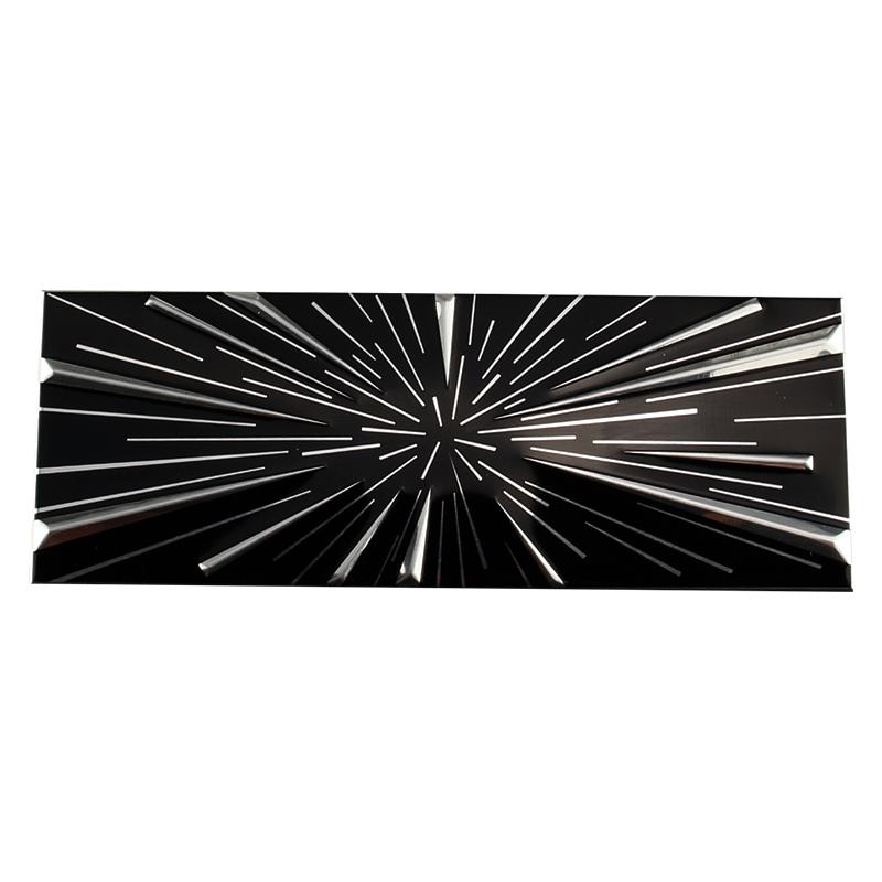 For Tesla Model 3 X Y S Car Time Space Tunnel Logo Trunk Badge Emblem Decals Sticker Plaid Ludicrous Highland Car Accessories