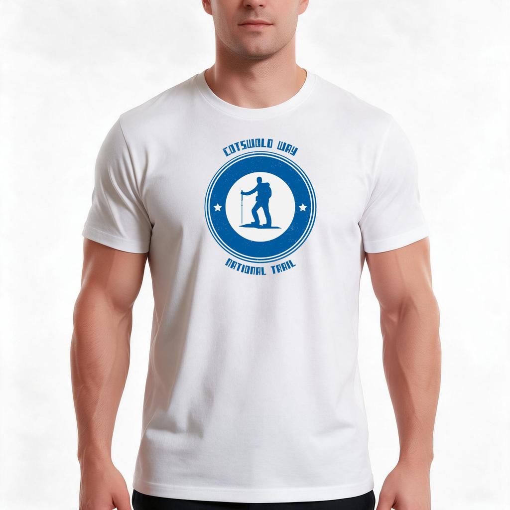 Cotswold Way Tshirt Summer Casual Cotton Tee Oversized Streetwear Tops Vintage Graphic Print Loose Fit Short Sleeve