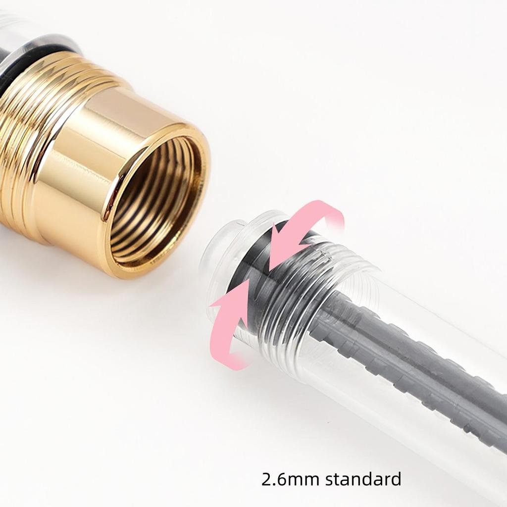 Перьевая ручка Jinhao 9019 Limited Heartbeat M, перо оливково-зеленого цвета, прозрачный корпус для каллиграфической подписи