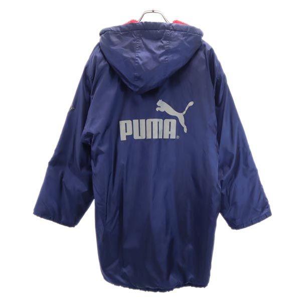 Puma Хит 90-х Union Старое Длинный рукав Пальто-скамья Темно-синий капюшон Мужское Б/У