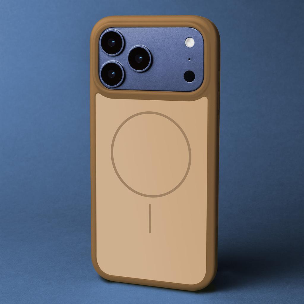 Nakładka Frame Thin Mag Do Iphone 15 Pro 6,1" Brązowa