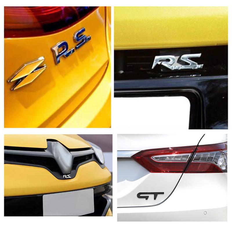 3D Металлические Наклейки Логотип Значок Эмблема GT RS Line Для Renault Logan Clio Megane 2 3 4 Kangoo Koleos Captur Twingo Duster