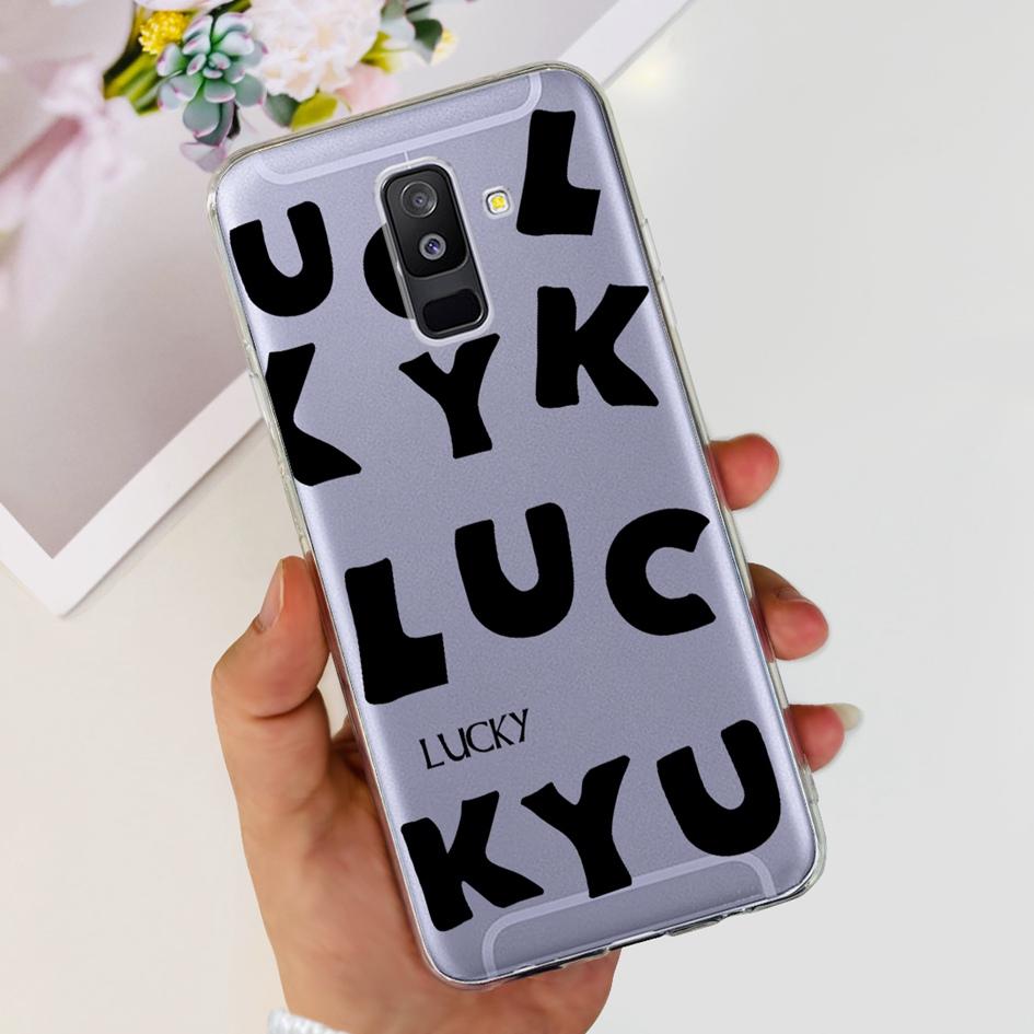 For Samsung A6 Plus 2018 Case SM-A605F New Fashion Butterfly Marble Soft Silicone Funda For Samsung Galaxy A6 A6+ SM-A600F Cover