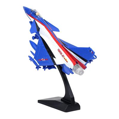 Масштаб 1/100, модель авиационного самолета из сплава J-10, истребитель из сплава, звук и свет, откат, коллекция военных металлических моделей