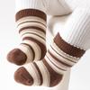 Baby Socks Soft Cartoon Terry Fleece Socks Plush Baby Cartoon Socks Boys Girls Thicken Warm Floor Kids Stockings Winter