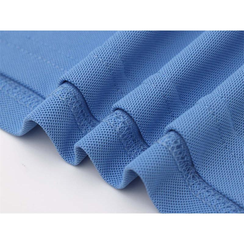 Новая летняя рубашка-поло с вышивкой из ледяного ионного волокна и воротником-поло для отвода влаги и пота