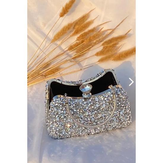 EVENING DRESS LARGE STONE Women's Bag Stylish Elegant