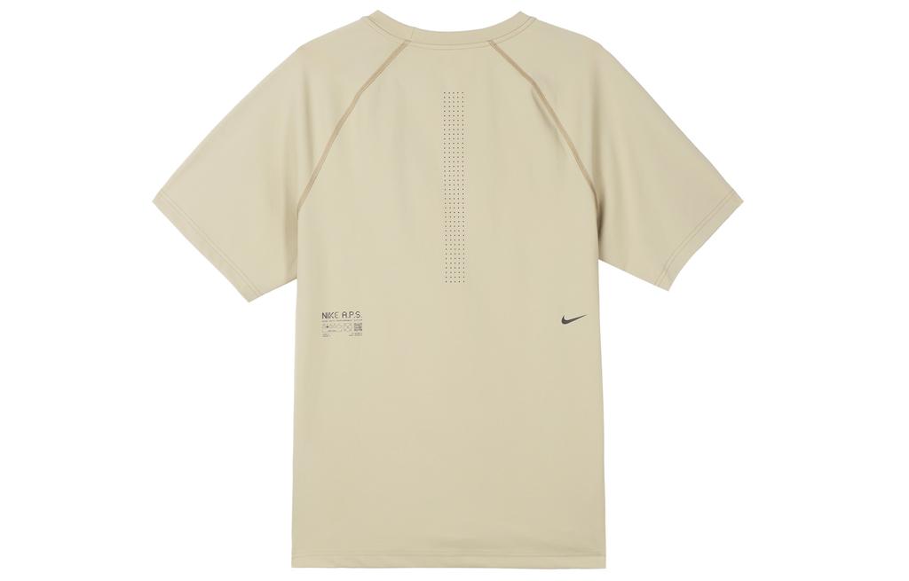 Nike Мужская хаки футболка с круглым вырезом, рукавом реглан, коротким рукавом DQ4819-250