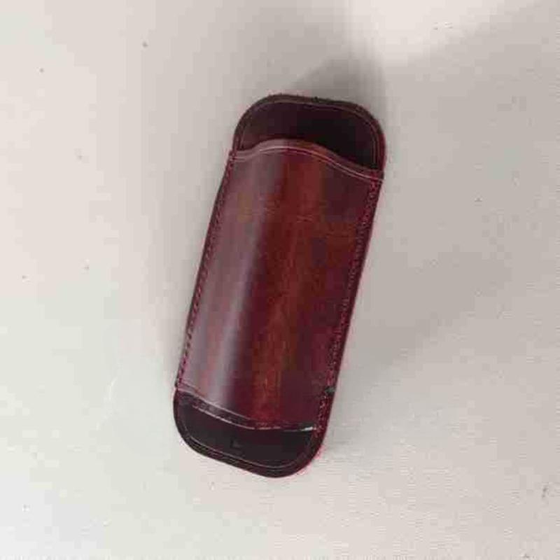 Чехол для карманного инструмента Crazy Horse EDC из воловьей кожи, поясной чехол для ножа, сумка для хранения, горизонтальные ножны для ножа, чехол для ножа, поясная сумка