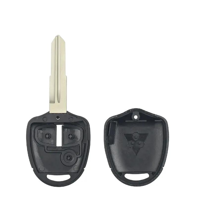 KEYYOU 10Pcs 2/3 Buttons Car Remote Key Shell Case For Mitsubishi New ASX GRANDIS Outlander LANCER-EX Right Left Blade