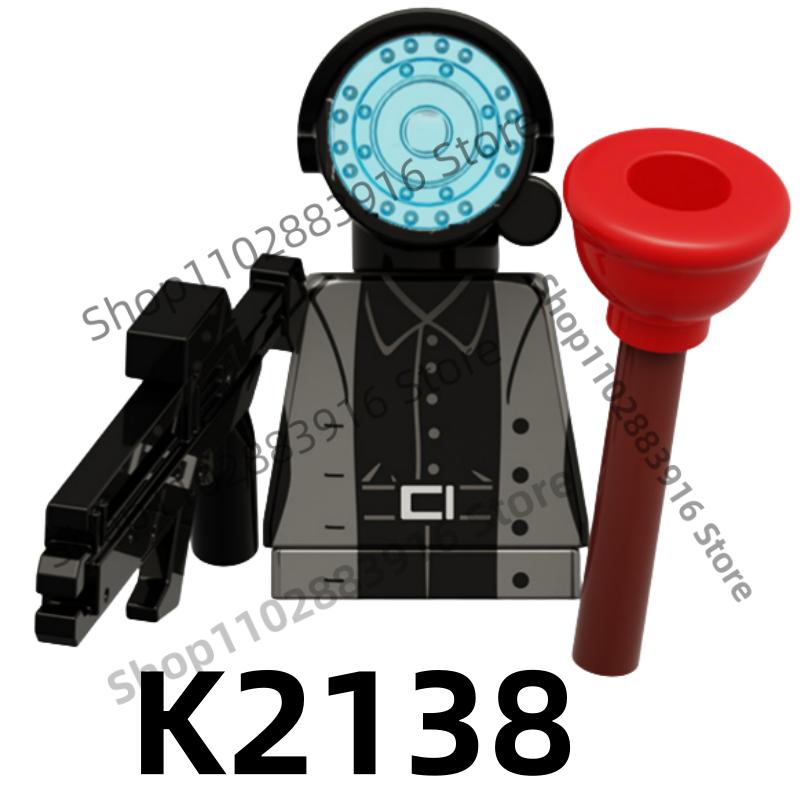 Нетоксичные строительные блоки Skibidi Toilet Man Moc Kdl818 Lg1009 Аксессуары для дома Титан ТВ-монитор Speakman Фигурки Игрушки Для подарка на день рождения