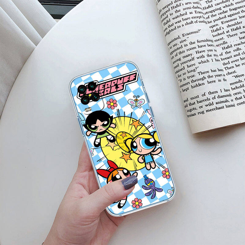 RT20 Powerpuff Girls Case for Motorola E7 G6 G7 G8 G9 Plus Power Play G10 G20 G04 E30 E40 E22 E20 E13 E15 G22 G23 G05 G75 G35 G55