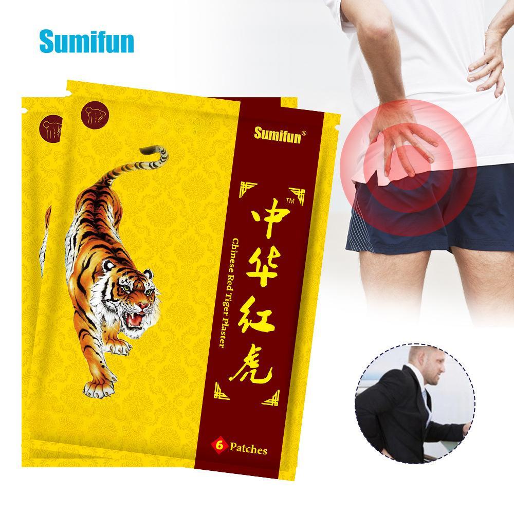 6 таблеток/упаковка, пластырь для снятия боли при седалищном нерве Red Tiger Huoxue Huayu