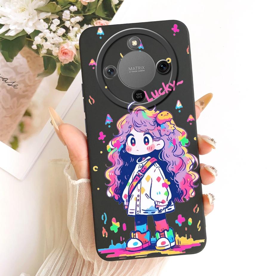 Чехол для Honor X9d Magic8 Lite Милый Модный Мультяшный Чехол Мягкий ТПУ Чехол для Телефона Для Honor Magic 8 Lite X 70 HonorX9d HonorX70 Сумки