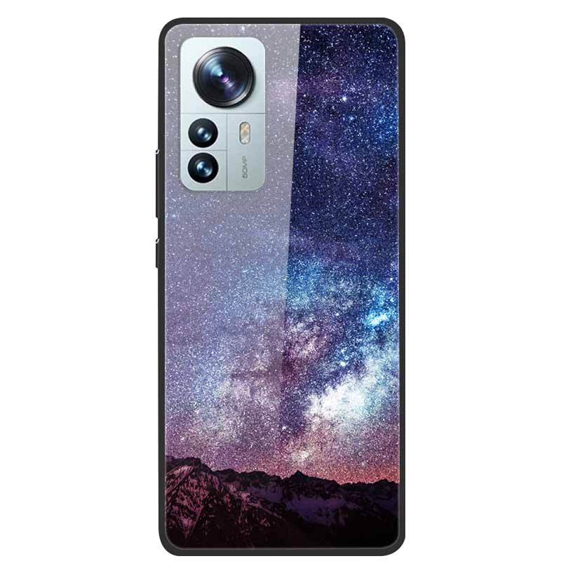 Чехол для Redmi Note 12S Закаленное Стекло Жесткая Задняя Крышка для Xiaomi Redmi Note 12 Note12 Pro 4G 5G Чехлы для Телефона Note12S 12 S 12Pro
