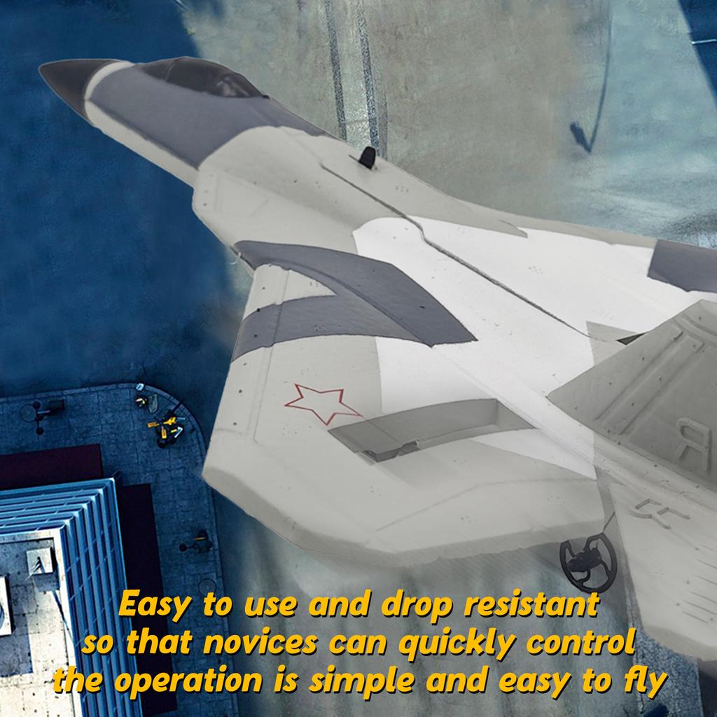 Remote Control Airplane, 2.4GHz Electric Foam Fighter Fixed Wing Aircraft, 2 Channel Toy Plane Gifts for Beginners Kids