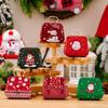 1pc Christmas Decorations, Tin Tote Bag, Candy Box, Mini Gift Tin Canister, Best for Christmas