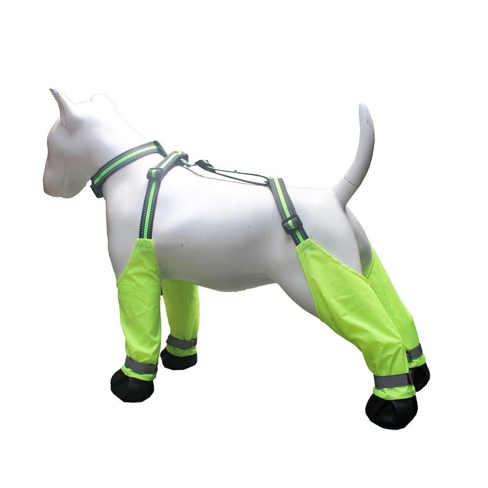 Nightsafe Pets Пылезащитная обувь Светоотражающая защита лап собаки Штаны для собаки Чехол для лап Собачьи путешествия