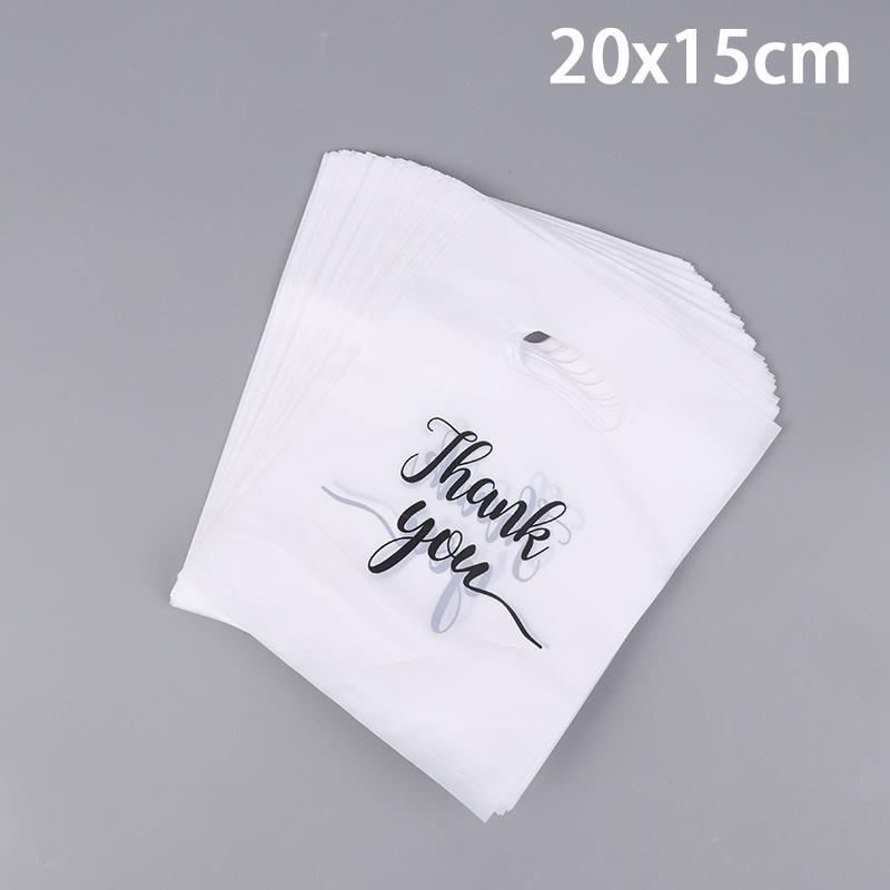 100 шт. Мини Пластиковые Подарочные Пакеты Спасибо Свадебные Пакеты для Конфет Пакеты для Покупок Праздничное Украшение Свадьба День Рождения