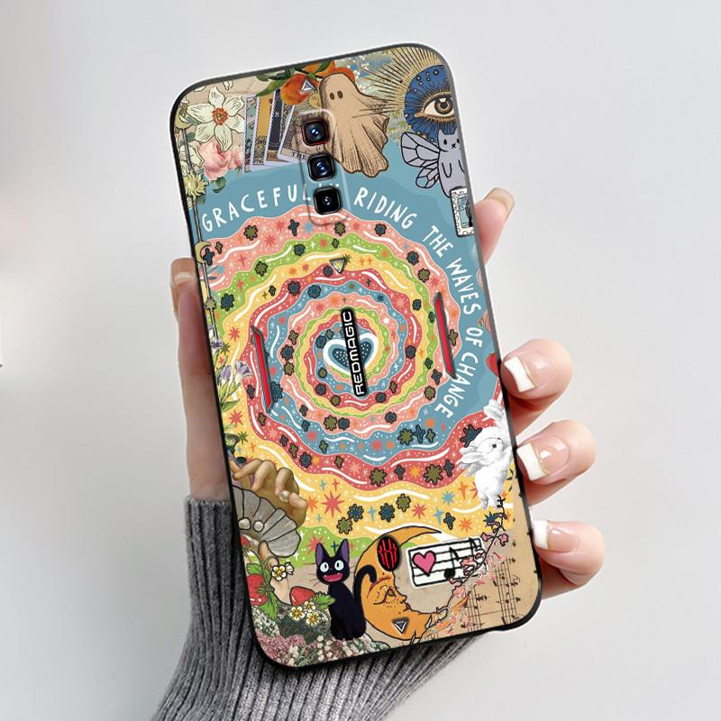 Милый Чехол Для ZTE Nubia RedMagic 6 Pro 5G Fundas Capa Для ZTE Nubia RedMagic 6S Pro Чехол Защитная Крышка Мягкий Силиконовый Корпус