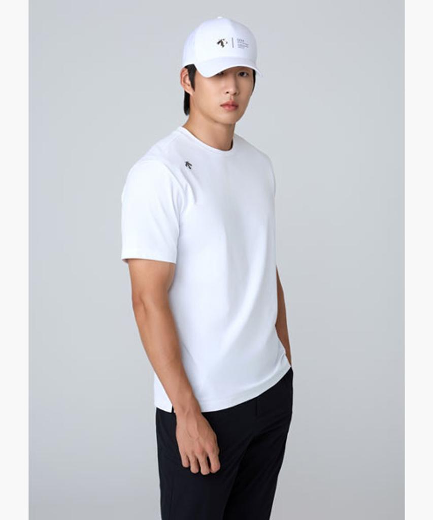 DESCENTE GOLF Unisex Round Short Sleeve T-Shirt Dq32Mfns72