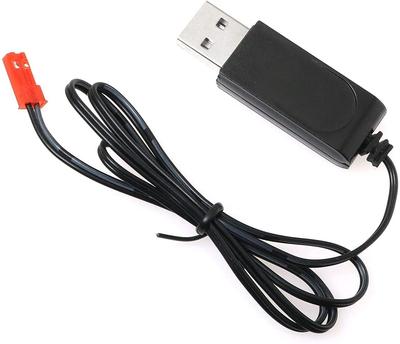 USB-зарядное устройство 4,8 В MH Ni-CD для аккумуляторов игрушек с дистанционным управлением | Кабель JST 2P | Защита от перезаряда и короткого замыкания | Для дрона, самолета, квадрокоптера