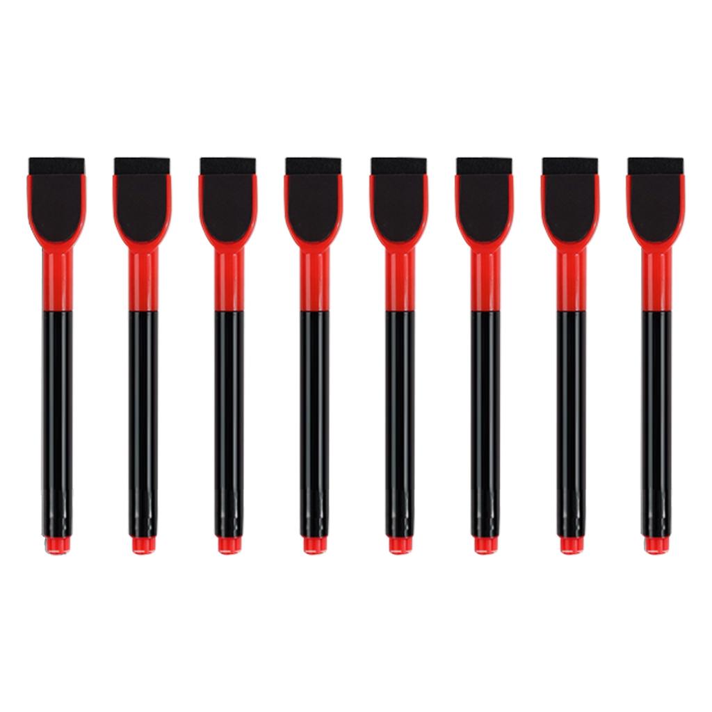 Маркер для белой доски Магнитные ручки для белой доски и набор ластиков Тонкий наконечник Ручки для белой доски Маркер для белой доски Сухой стираемый маркер 8*1,5 мл