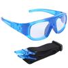 Impactresistant PC Sports Basketball Glasses Removable Headmounted Protective Goggles(blue )