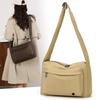 Nylon Bag Women's Multi-compartment Shoulder Bag Lightweight Crossbody Bag