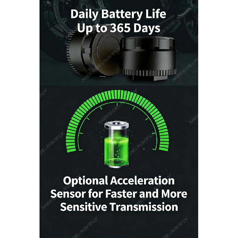 Автомобильная система мониторинга давления в шинах TPMS BT 5.4 Подключение к мобильному телефону для LOS Android Мотоцикл Грузовик Автомобиль Датчик давления в шинах
