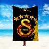 [1pc Galatasaray SK Blanket] All-Season Blanket - Cozy Blanket for Sofa Couch Home Decoration, Digital Printed Nap Blanket