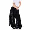 Vintage Niche Letter Flame Streamer Casual Sweatpants Street Design Sense Loose Casual Straight Wide-leg Pants