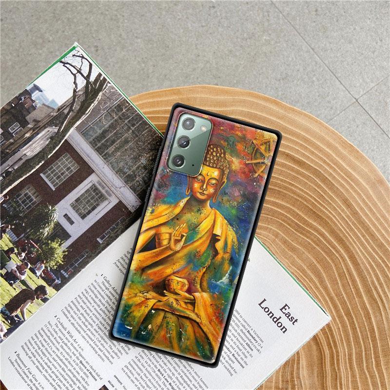 Силиконовый чехол для Samsung Galaxy S20 FE S10 Plus S21 S9 S8 Note 10 Lite 20 9 Ultra Чехол для телефона Мягкий чехол Гаутама Будда Фунда