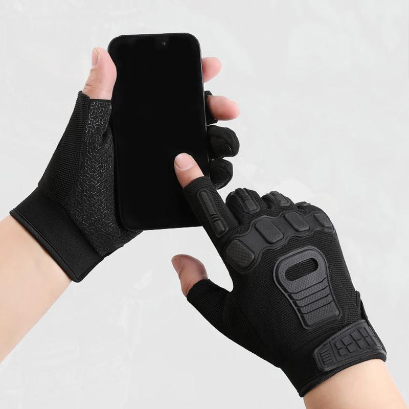 Tactical Gloves for Women and Men Outdoor Rock Climbing Finger Leakage Training Anti Slip Protection Cycling Tactical Gloves