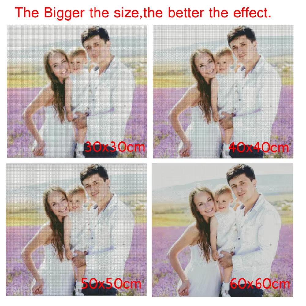 5D Diy Diamond Painting Cartoon Casual Grandma Full Square Round Rhinestone Mosaic Embroidery Wedding Decoration