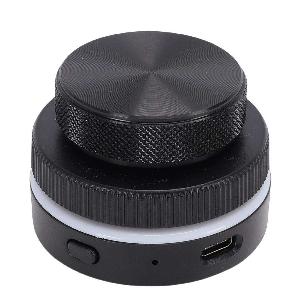 Пользовательская поворотная ручка с RGB-подсветкой, двойные ручки, контроллер громкости для перелистывания страниц, поддержка подключения 2,4G BT USB C для